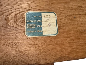 Art Deco Modernist Coat Rack by P.E.L. Izeren for De Genneper Molen, 1920s